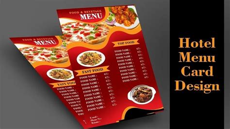 Hotel Menu Card Printing Service In Mumbai Id