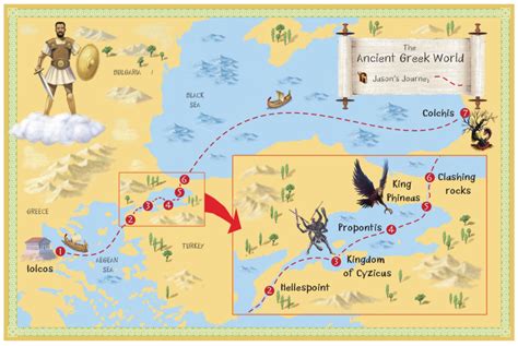 Jason and the Argonauts Map – Leo Hartas | Leo Hartas