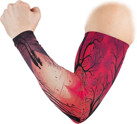 Wellsay Valentines Day Theme Arm Sleeves For Men And Women Compression Arm Sleeves For Uv Sun