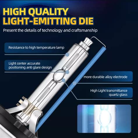 D4S D4C GLOBES Headlight Xenon Bulb HID 6000k For Toyota Lexus IS250 ...