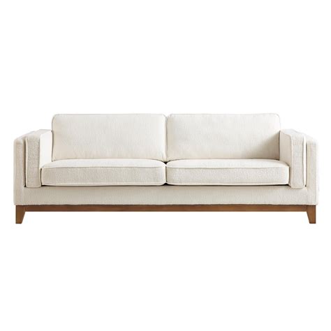 dipley beige boucle fabric sofa  seater daals