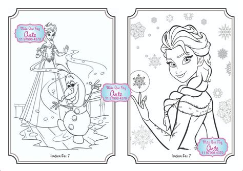 Frozen Livro De Colorir - 8