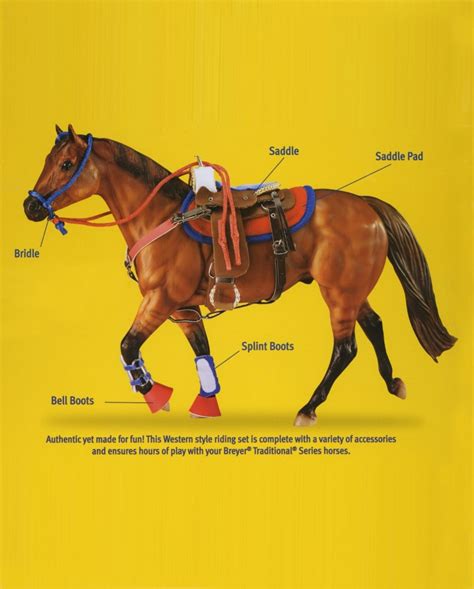 Breyer Western Riding Set In Hot Colors Fort Brands