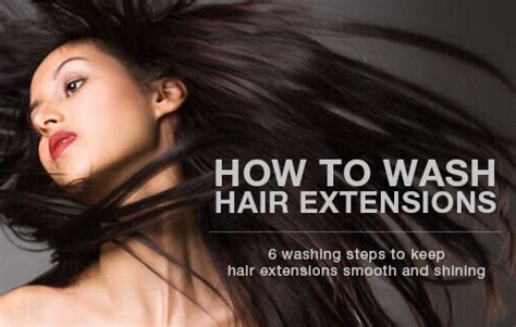 How to wash hair extensions - Noel Higgins Hairdressing