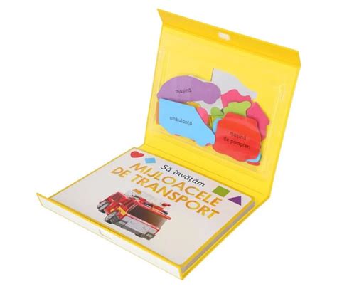 Sa Invatam Mijloacele De Transport Set Educativ Cu Puzzle Cartialese Ro