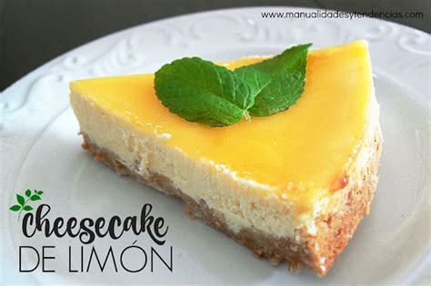 Manualidades Y Tendencias Receta Cheesecake De Limón