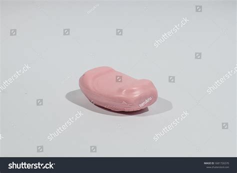 Red Bar Soap On White Background Stock Photo 1681726570 Shutterstock