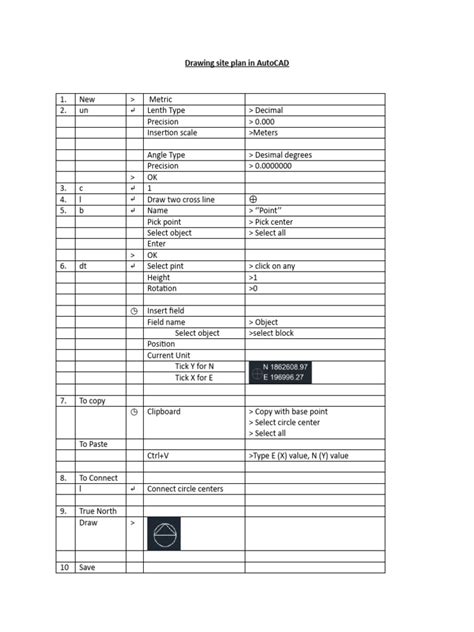 Drawing site plan in AutoCAD | PDF