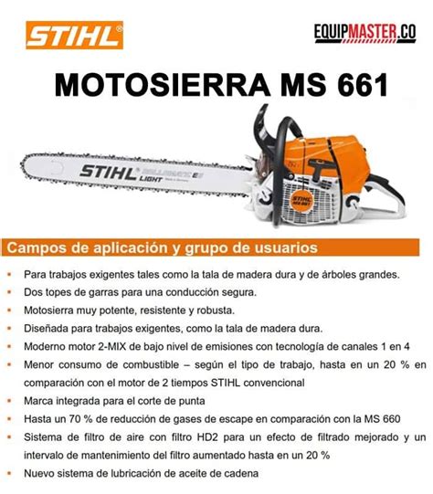 Motosierra Stihl Ms661 Croper