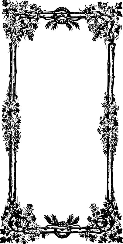 Free Clipart Leafy Vines Frame J4p4n