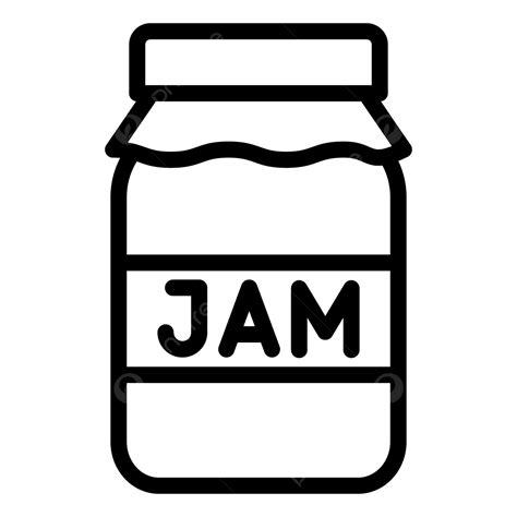 Gambar Ilustrasi Desain Ikon Jam Vektor Selai Makanan Dan Restoran