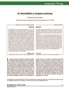 Hemodi Lisis Y Terapias Continuas Hemodi Lisis Y Terapias