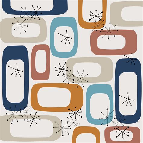 Mid Century Modern Wallpaper Patterns at Claire Ryder blog