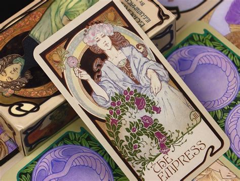 Ethereal Visions Tarot Deck With Book Unique Tarot Card Deck Etsy