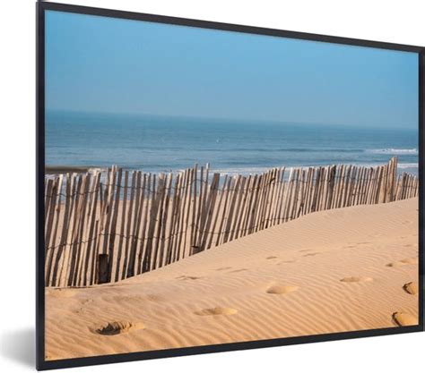 Fotolijst Incl Poster Strand Zee Palen 40x30 Cm Posterlijst