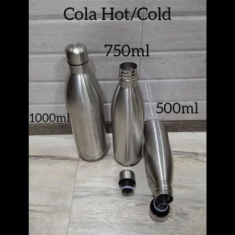 Cola Stainless Steel Hot Cold Water Bottle Ml At Inr In Vasai Vikas Metal Industries
