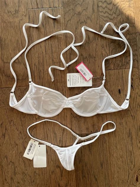 WICKED WEASEL SHEER Vision Bikini Set Size M M New Sizing PicClick CA