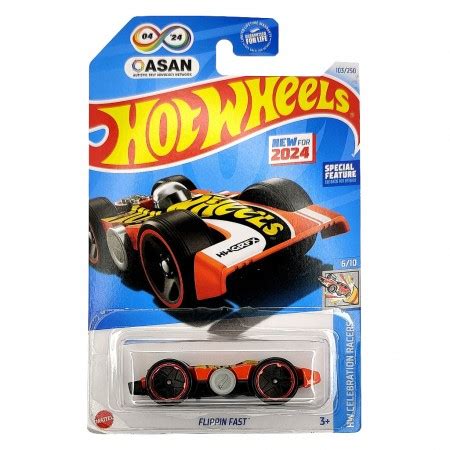 Carro Hot Wheels Hw Celebration Racers 6 10 Flippin Fast Atacado Collections