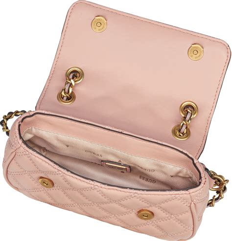 Guess Giully Mini Convertible Crossbody Flap Apricot Cream