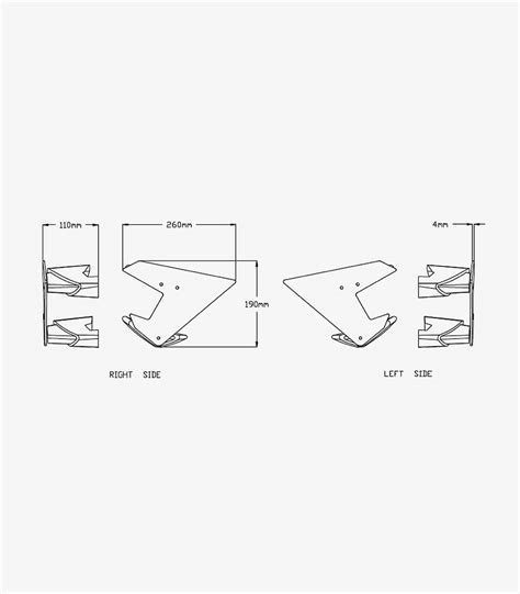 Alerones Laterales Naked N Para Ktm Superduke R Rr Color Negro De Puig