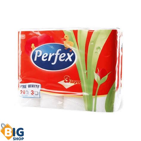 Тоалетна хартија Perfex 24/1 Pure White - Биг Шоп