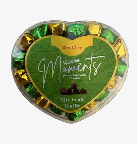 Chocolate Heart Swiss Choco Mix Fruit Truffle Packaging Type Jar At