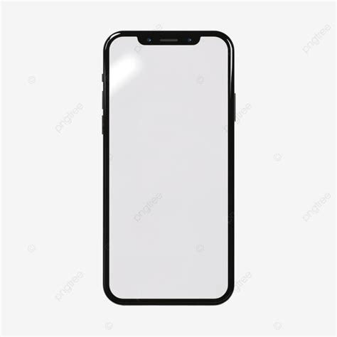 Blank Screen Mobile Phone Clipart Ai Generated Phone Blank Screen