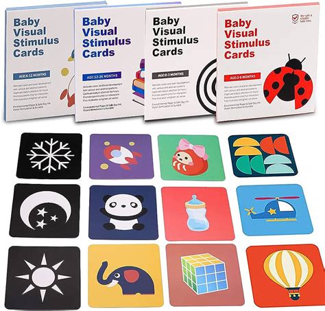 Baby Visual Stimulus Card Collection Kids Library