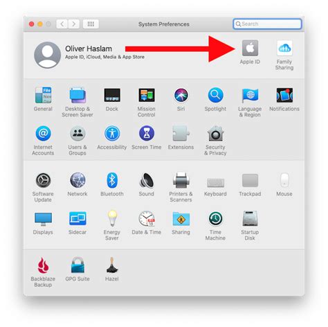 How To Access Icloud Settings Apple Id In Macos Catalina