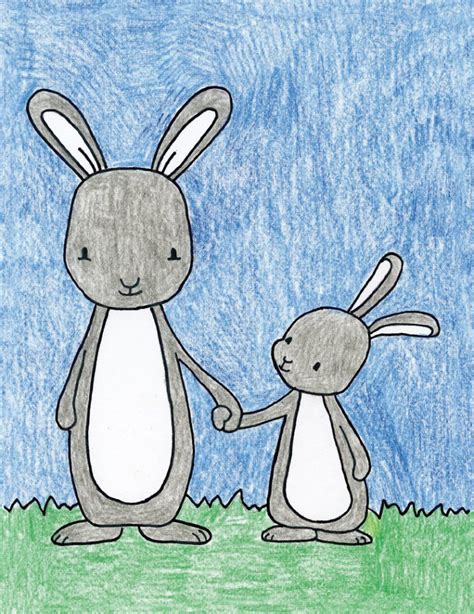 how to draw a bunny easy for kids