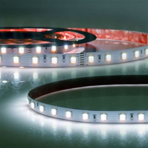 LED SIL RGB WW KW CCT Flexband 48V DC 17W IP20 5in1 Chip 10m Rolle