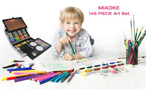 Miaoke Piece Art Set Deluxe Mega Aluminum Box Drawing Kit With