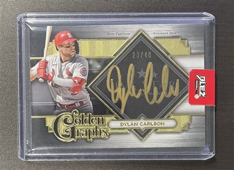 Topps Five Star Gold Golden Graphs Auto Dylan Carlson Gg Dc