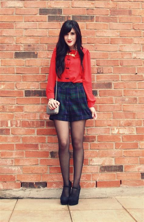 48 Best Tartan Skirt Outfit Images On Pinterest Tartan Skirt Outfit Skirts And Tartan Skirts