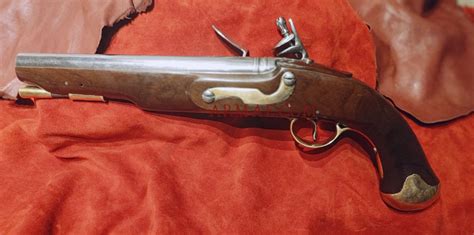 MQ147 English 1759 Light Dragoon Elliot Pistol Non Firing Replica