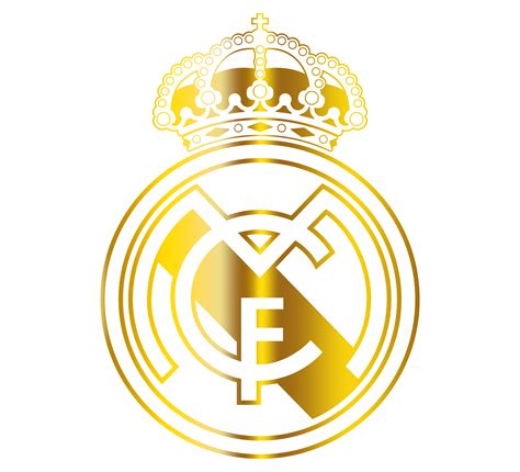 Logo Real Madrid Color Dorado | Redes sociales instagram, Real madrid ...