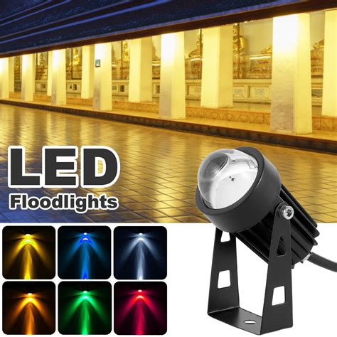 Kyoffiie W Led Spotlights Ip Waterproof Narrow Beam Floodlight