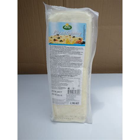 Keju Mozzarella Keju Pizza Mozarela Arla 23kg Shopee Indonesia