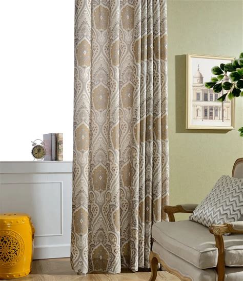 The new polyester cotton printed curtains. Beautiful of retro prints ...