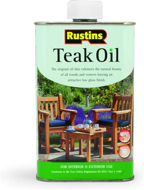 Rustins Teak Oil 250ml : Amazon.co.uk: DIY & Tools