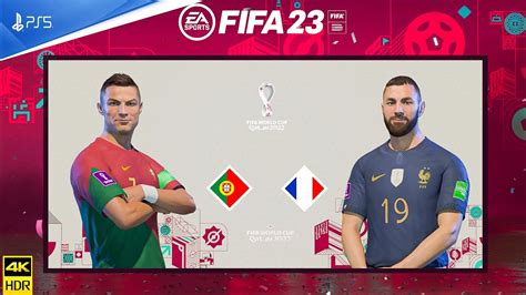 FIFA 23 Portugal Vs France FIFA World Cup Final Qatar PS5 4K