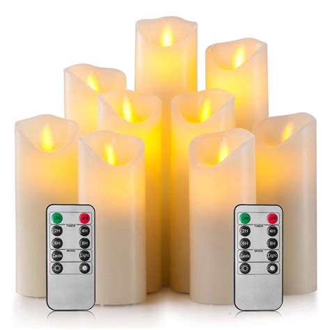 Flameless Candles Battery Operated Candles 4 Inch 5 Inch 6 Inch 7 Inch