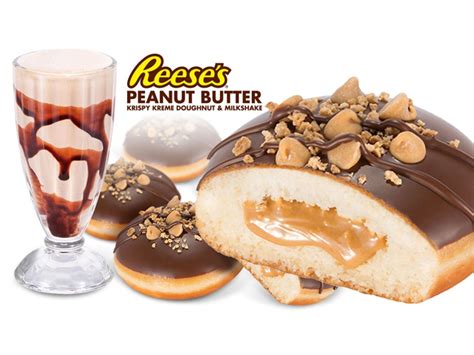 Krispy Kreme Australia Gets Reese’s Peanut Butter Donut And Milkshake ...