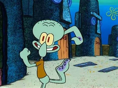 Squidward Tentacles Is An Octopus Who Lives In The Lovely Almost Perfect Community Of Bikini