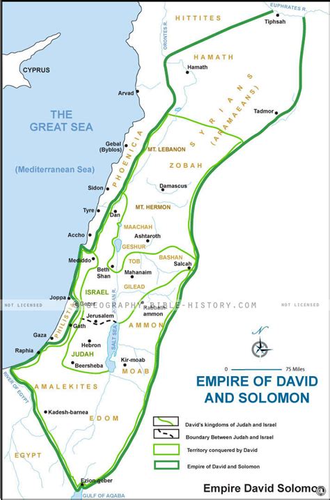 Empire Of David And Solomon Bible History