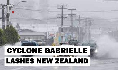 Cyclone Gabrielle Lashes New Zealand Flights Cancelled Thousands Left