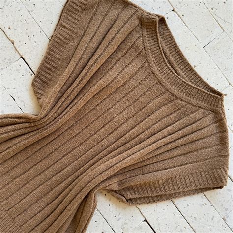 CONJUNTO TRICO MOUSSE COLETE E SAIA LUXO NUDE Dondoca Moda Feminina