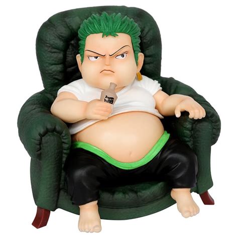 Jual Action Figure One Piece Fat Zoro Miniatur Pajangan Mainan Topper