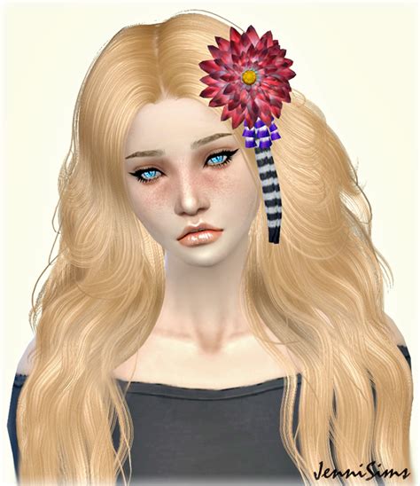 Downloads Sims 4 Sets Hair Accessories Chinese Flower Headband Angel