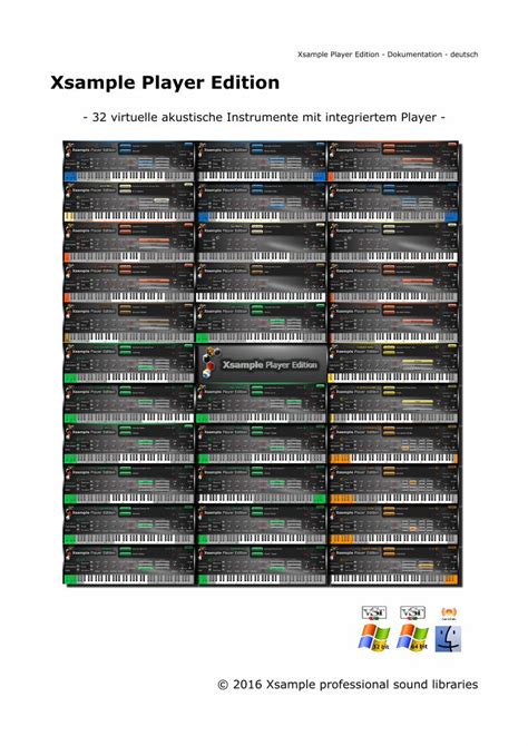 Pdf Xsample Player Edition Dokumentation Deutsch Xsample